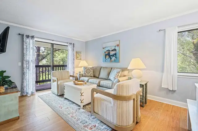 Living room at Hilton Head Island Beach & Tennis Resort TV A20